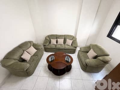 Modern Living Room furniture Set – Coffee Table + 3 Sofas