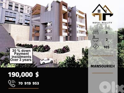 under construction apartments for sale in mansourieh metn