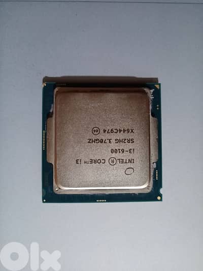 Intel Core i3-6100 CPU (6th Gen) - LGA 1151 - Clean