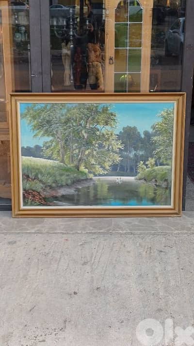 لوحة رسم زيتي اوروبية