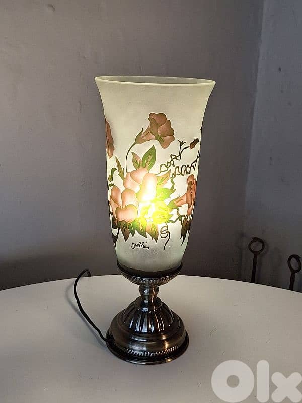2 signed galle lamps 5