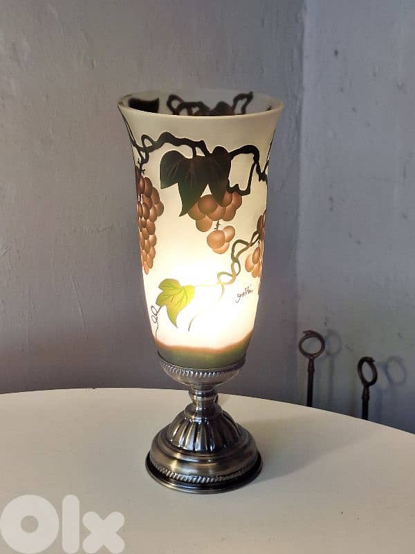 2 signed galle lamps 6