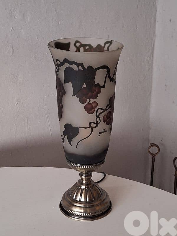 2 signed galle lamps 8