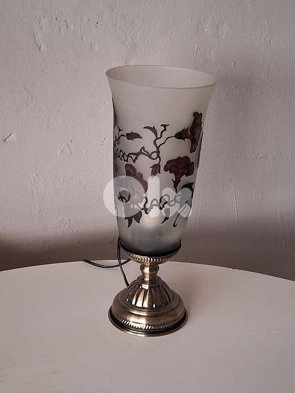 2 signed galle lamps 10