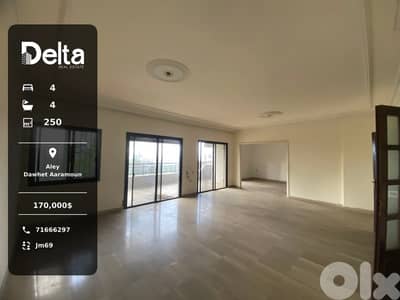Spacious Apartment for Sale in Dawhet Aaramoun, Aley –