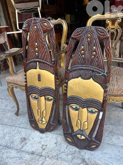 وجه عدد ٢ شغل افريقي انتيك من اجمل القطع سعر لقطة