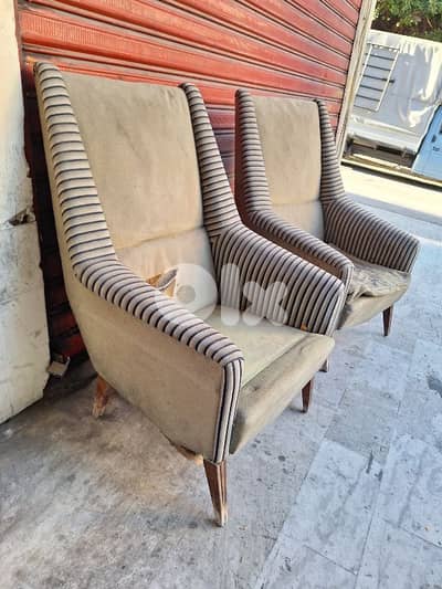 كنب فوتوي خمسينات مميز انتيك ناعم جدا عدد٢ سعر لقطة