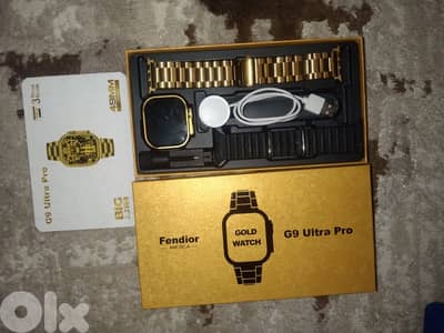 ساعة G9 ultra pro اللون الذهبي