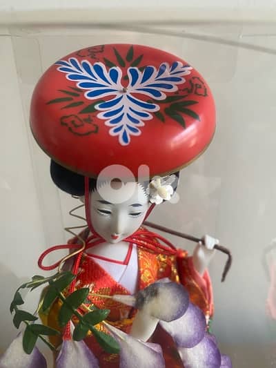 Fujimusume Kabuki Traditional Kimono Oyama Geisha Doll Made in Japan