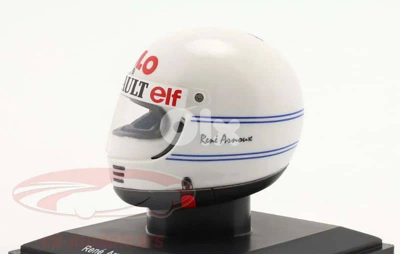 Rene Arnoux (Formula Renault Elf team 1981) Helmet model 1:5 2