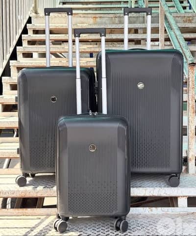 polypropylene unbreakable with warranty swiss travel bags suitcase