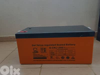 250AH solar gel battery 110$