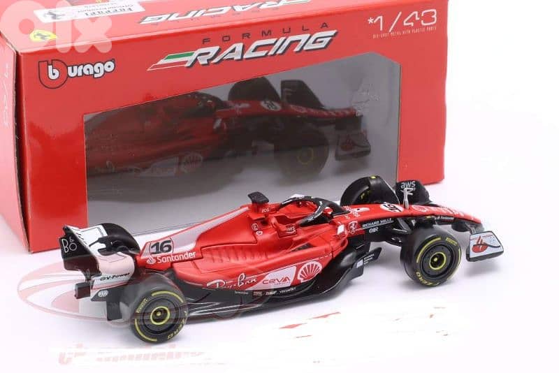 C. Leclerc Ferrari SF23 (GP Las Vegas 2023) diecast car model 1;43 4