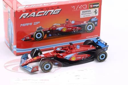 C. Leclerc Ferrari SF-24 (GP Miami 2024) diecast car model 1;43