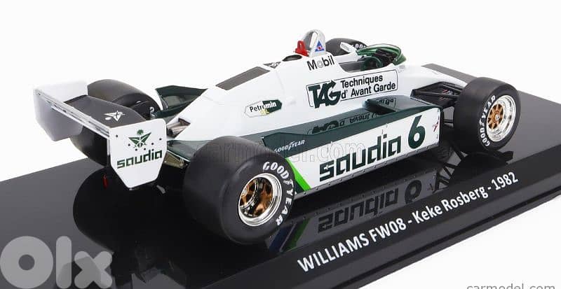 Keke Roseberg Williams FW08 (GP 1982,) diecast car model 1;24 1