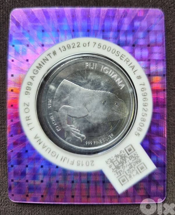 Silver coin ounce from Scottsdale 1