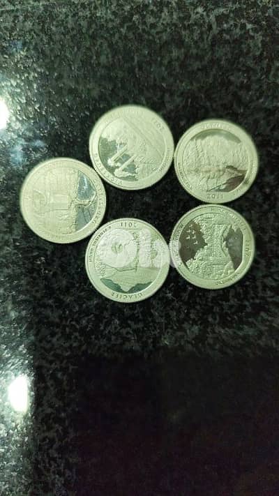 5 Collsilver silver coins