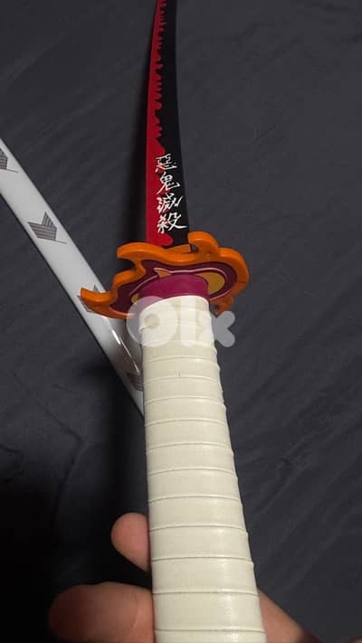 Rengoku Katana ~100cm used anime demon slayer zinc metal