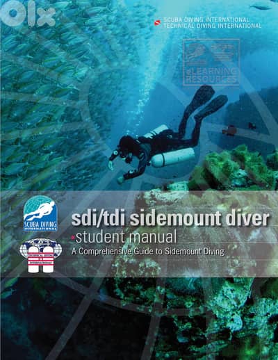 SDI/TDI Sidemount Diver Student Manual & Knowledge Quest Manual- eBook