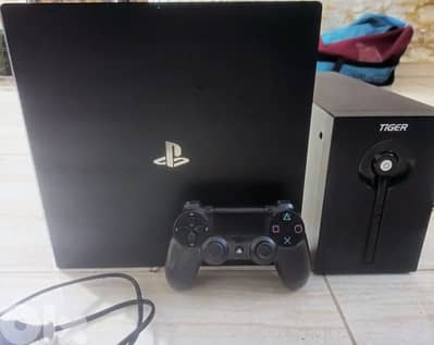 ps4 and UPS and two CD and two containers