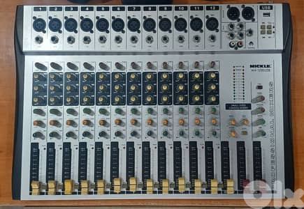 mixer 12ch with usb and effect