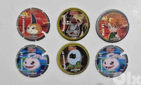 Digimon Master Pogs - 1990