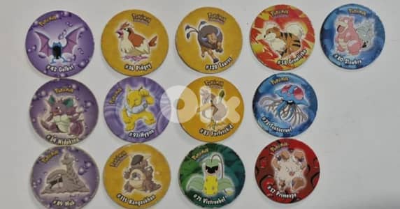 Pokemon fantasia pogs