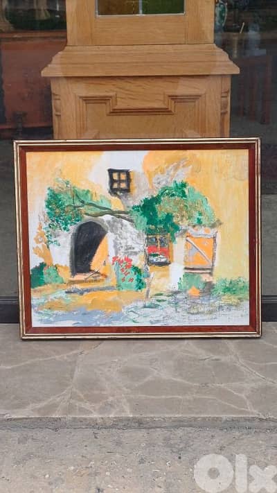 لوحة رسم زيتي اوروبية