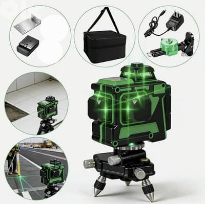 MAX LIGHT 3D Laser Level 12 Lines,360 Degree Cross Line Self-Leveling