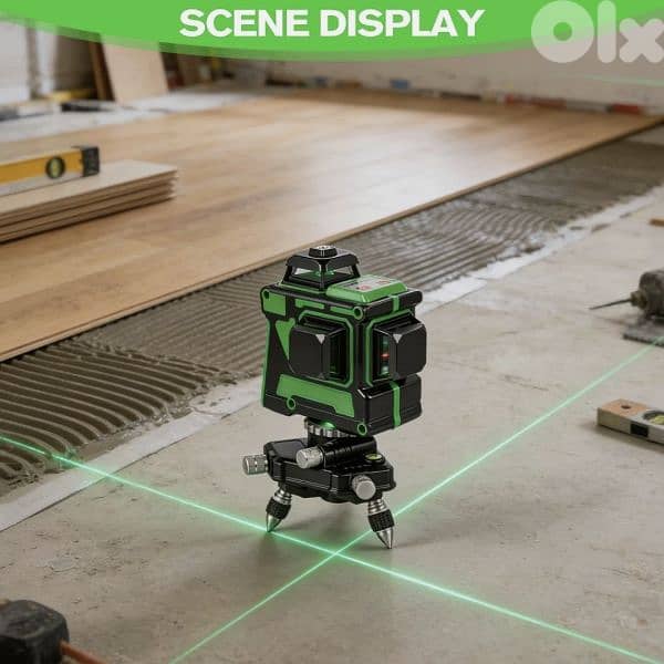 MAX LIGHT 3D Laser Level 12 Lines,360 Degree Cross Line Self-Leveling 7