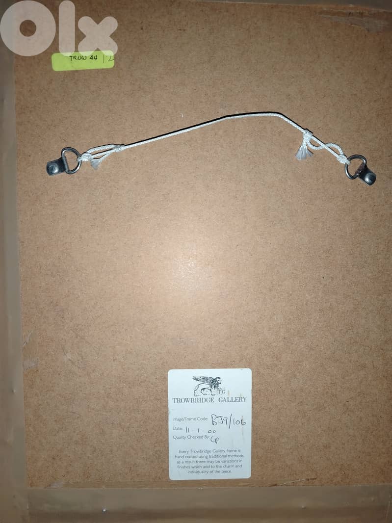 An elegant picture frame from TROWBRIDGE GALLERY 1