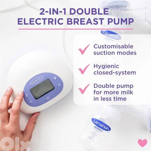 lansinoh 2 in 1 electric pumping machine 5