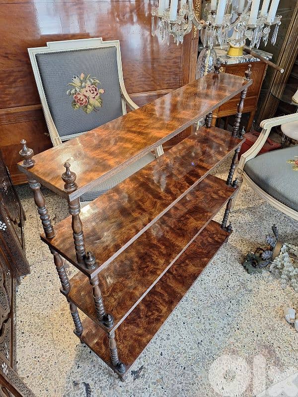 antique english shelves stand 1
