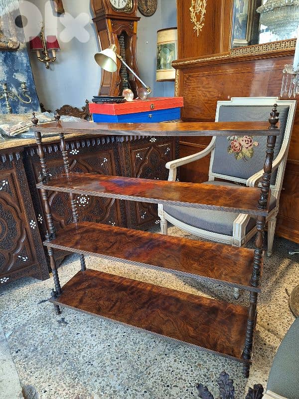 antique english shelves stand 3