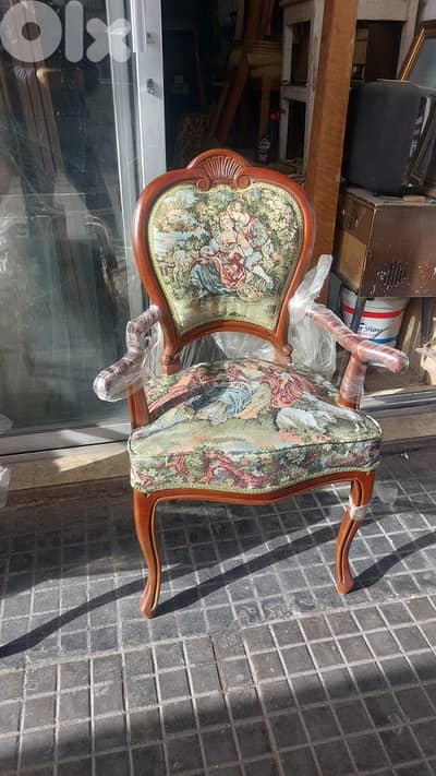 frensh pair fauteille goblein فوتاي غوبلان عدد ٢ شغل فرنسي ناعمين روعة