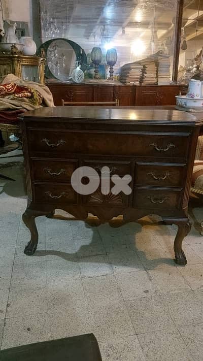 england bahu consol باهو كونسول انكليزي من اجمل القطع خشب جوز روعة