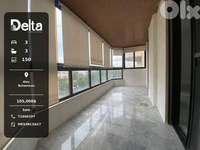 catchy Apartment for Sale in Bchamoun, Aley