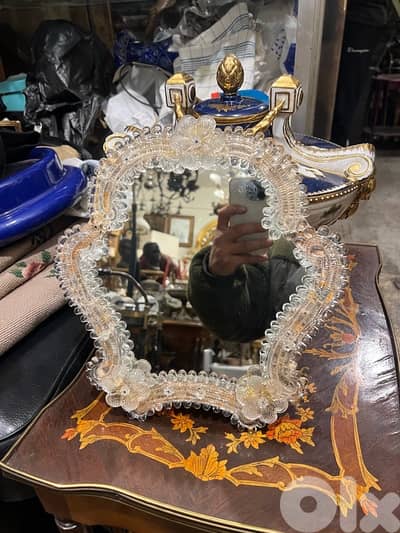 vintage mirroir murano 1970’s مراي مورانو ايطالية مميزة ولا اروع