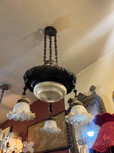 ثرية فرنسية مميزة انارة روعة سعر لقطة frensh lustre antique