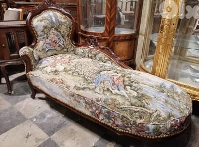 شازلونغ مميز ناعم لويس الخامس عشر قماش اوبيسون سعر لقطة