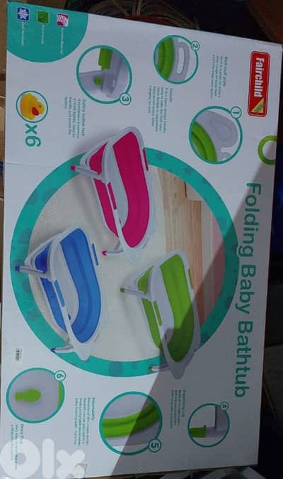 foldable bathtub + bath seat