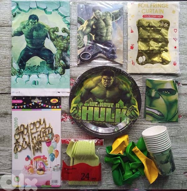 Hulk birthday decoration 1