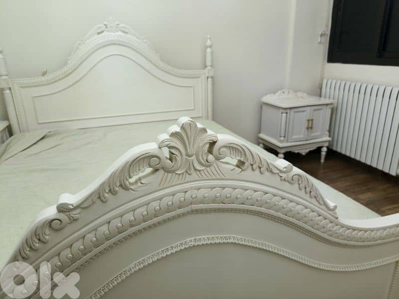 Rustic Bed with nightstands for sale 1