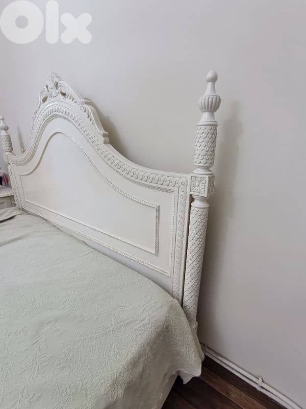 Rustic Bed with nightstands for sale 5