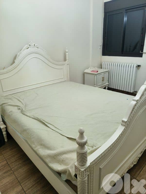 Rustic Bed with nightstands for sale 9