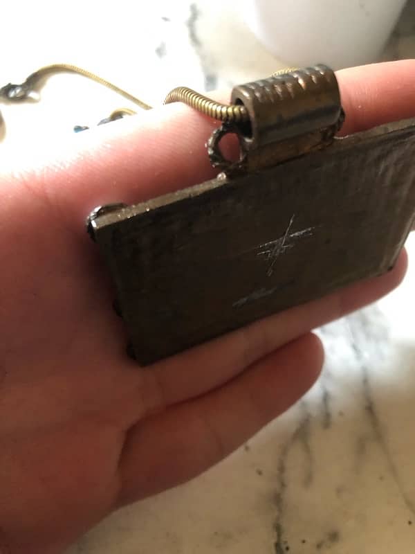 silver vintage necklace 2