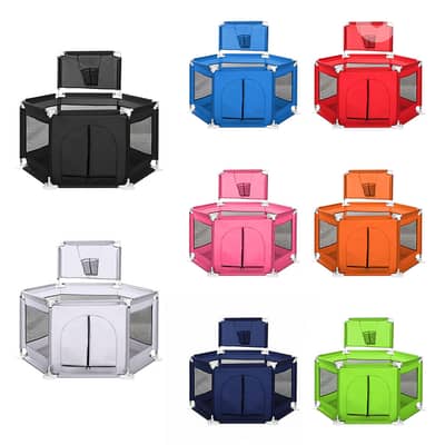 Foldable Safety Playpen Fence Kids Activity Center - حاجز أمان