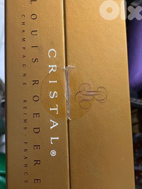 antique rare deco btle cristal Louis roederer 2