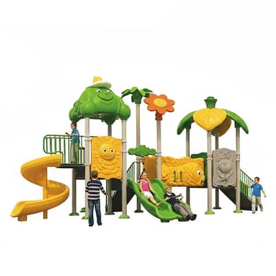 Kids Outdoor Playground 650 x 300 x 350 cm - ملعب خارجي كبير للأطفال