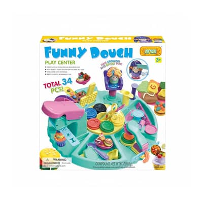 Funny Dough Creative Play Modeling Clay Toy Set 34 PCS - مجموعة صلصال